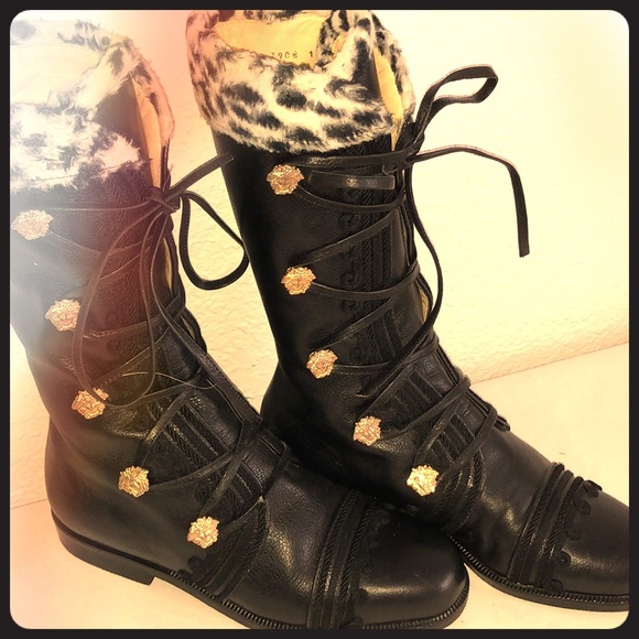 gianni versace boots